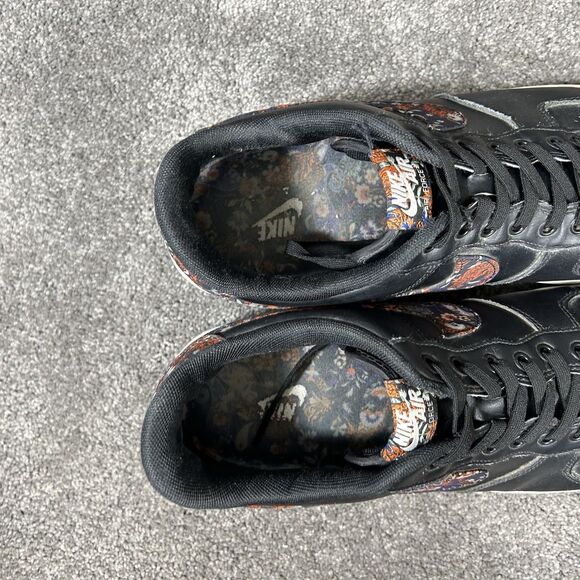 Nike Air Force 1 ‘07’ Low CZ7933-001 Men’s Size 13 Black Floral Athletic Shoes main image 14